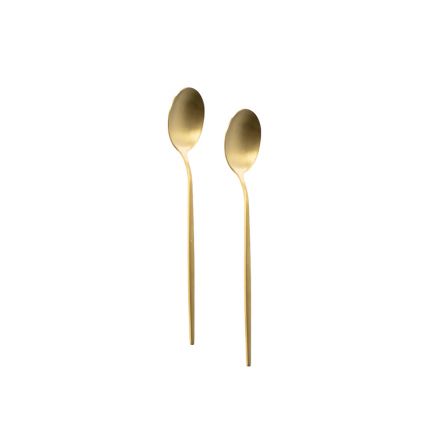 Set of 2 Eko's Gold coffee spoons
