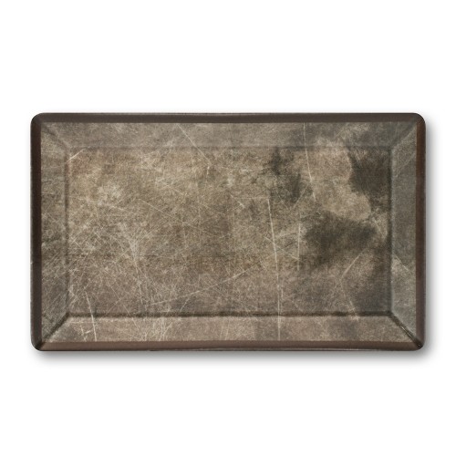 Brown Sketch rectangular plate