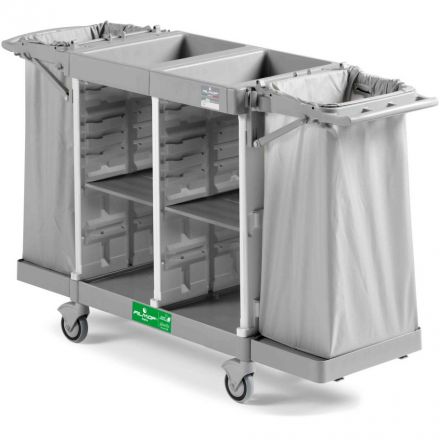 Service trolley Alpha Hotel 5301 to carry towels and linen 