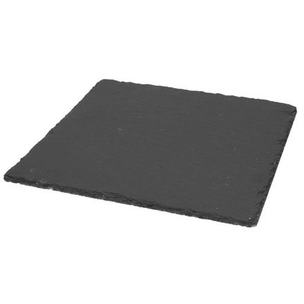 Square plate cm. 30 slate