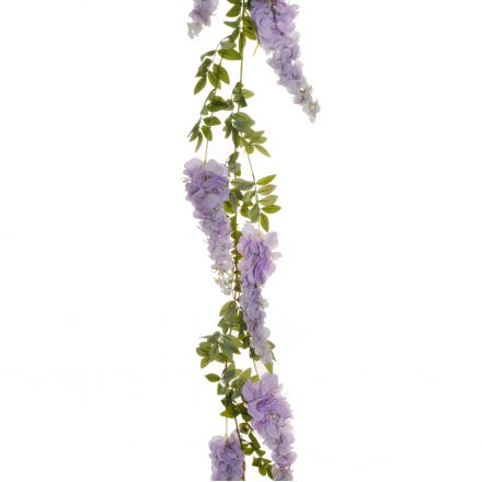 Lavender wisteria wreath