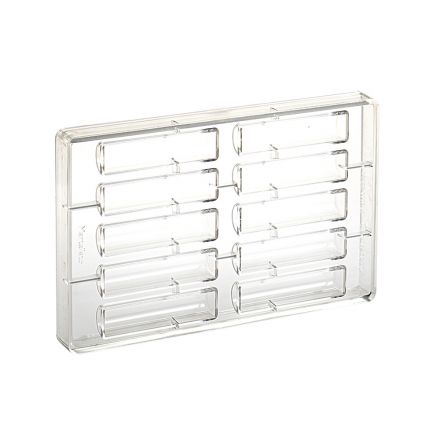 Curvy Snack chocolate mold in polycarbonate