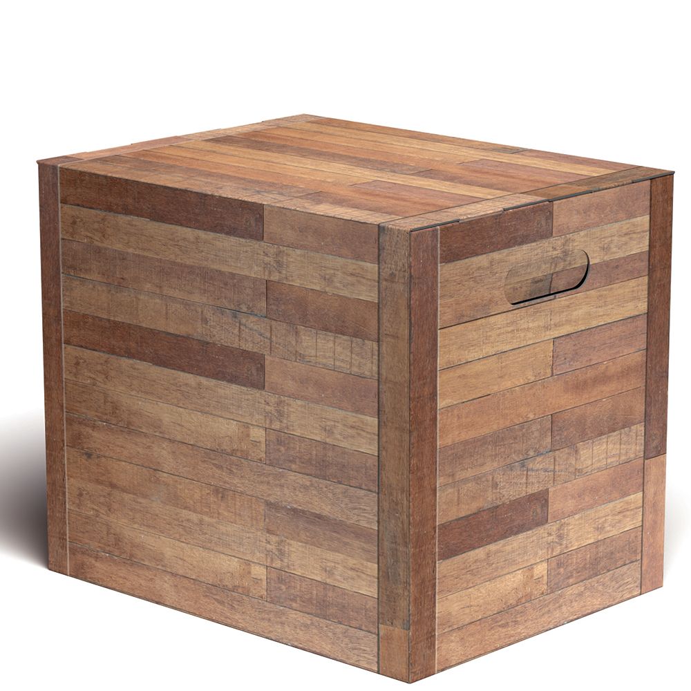 Teak-effect box