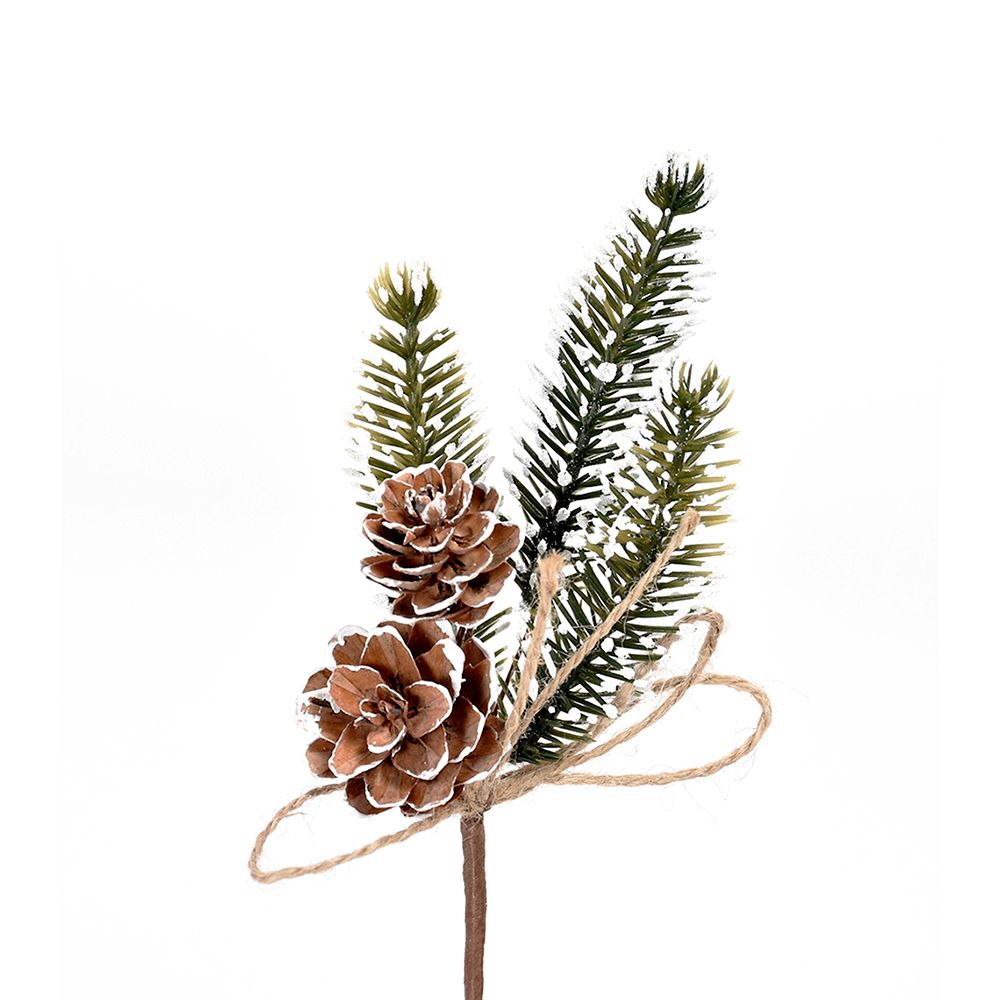 Set of 12 Fir pick with pine cones