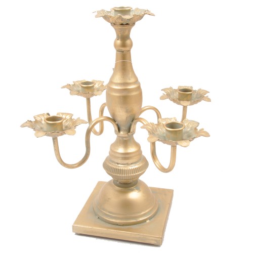 5 flame candlestick