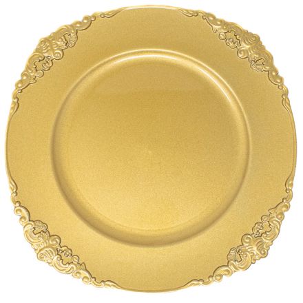 Gold plate with friezes