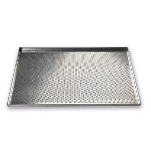 Micro-perforated baking aluminum tray