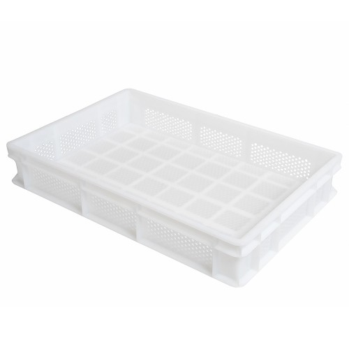 Dough case with perforated base and sides