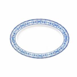 Oval plate cm.28 Costa azzurra