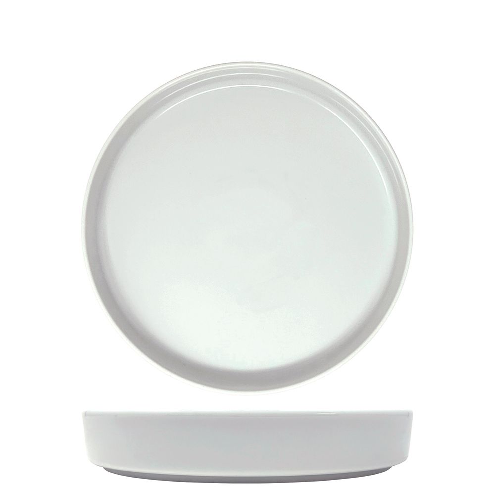 High plate cm 24 Darwin white