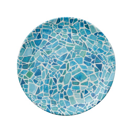 Mosaic dinner plate cm. 20
