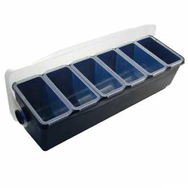 Deluxe Condiment Holder 6 compartments