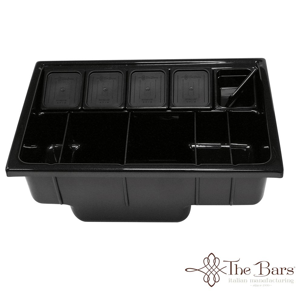 Built-in drink station black