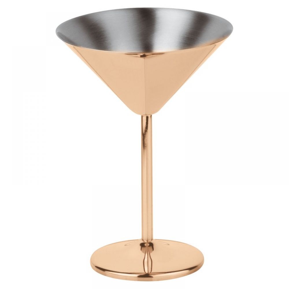 Martini glass ml.249 copper/stainless steel