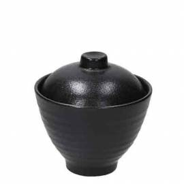 Bowl with lid Jap Black