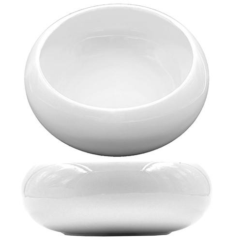 Large white bowl sphere cm 20