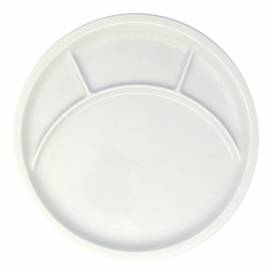 Gourmet plate  with 4 compartments