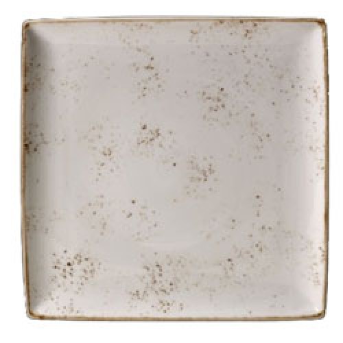 Square plate cm. 27x27 CRAFT WHITE