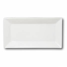 Kimi white rectangular plate 34x18 cm.