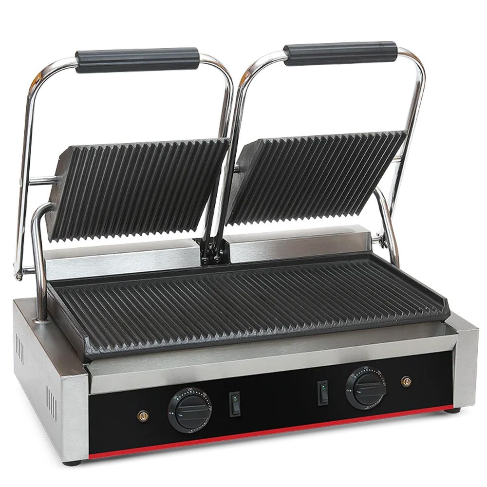 Double sandwich plate - ribbed