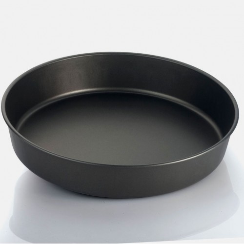 Non-stick smooth round cake pan