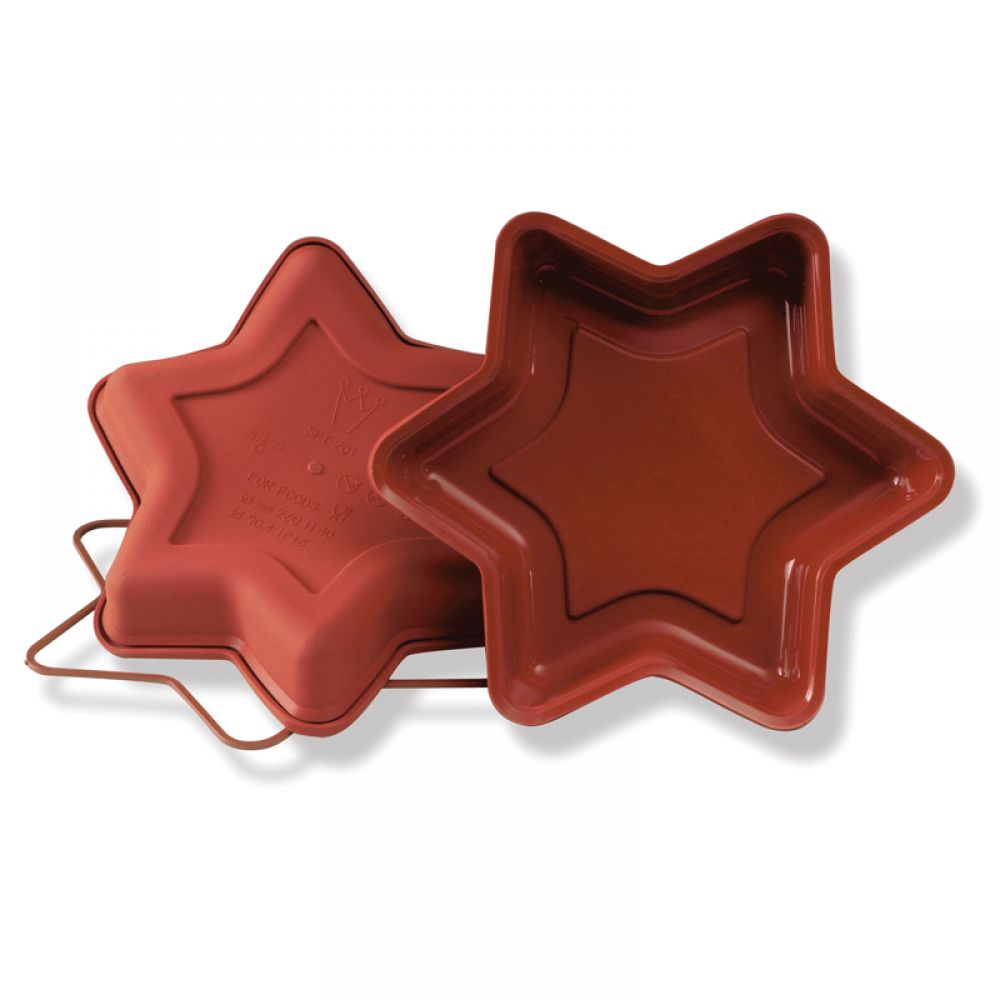 Star mold 6 points in silicone