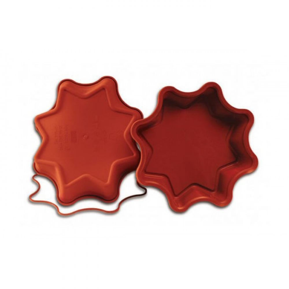 Star mold 8 points in silicone