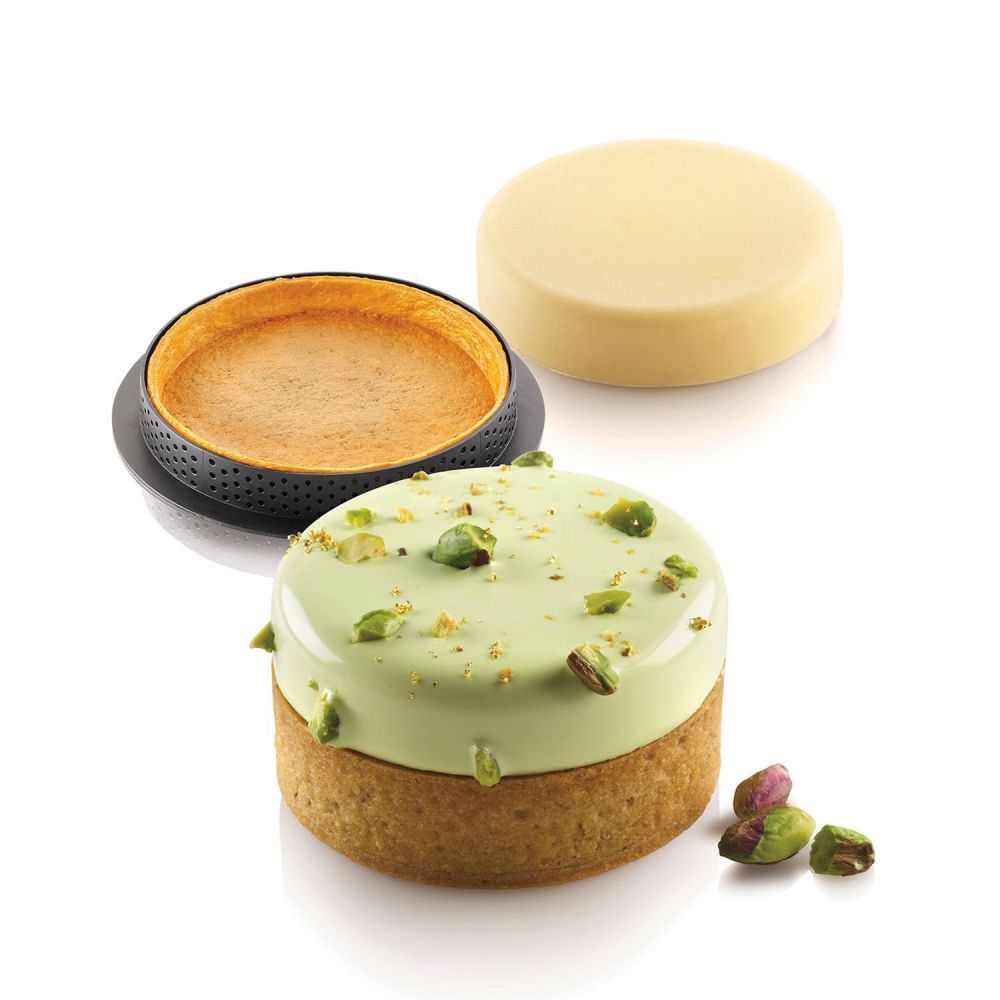 Set 6 Tarte Ring ø70 mm and silicone mould ø67 mm