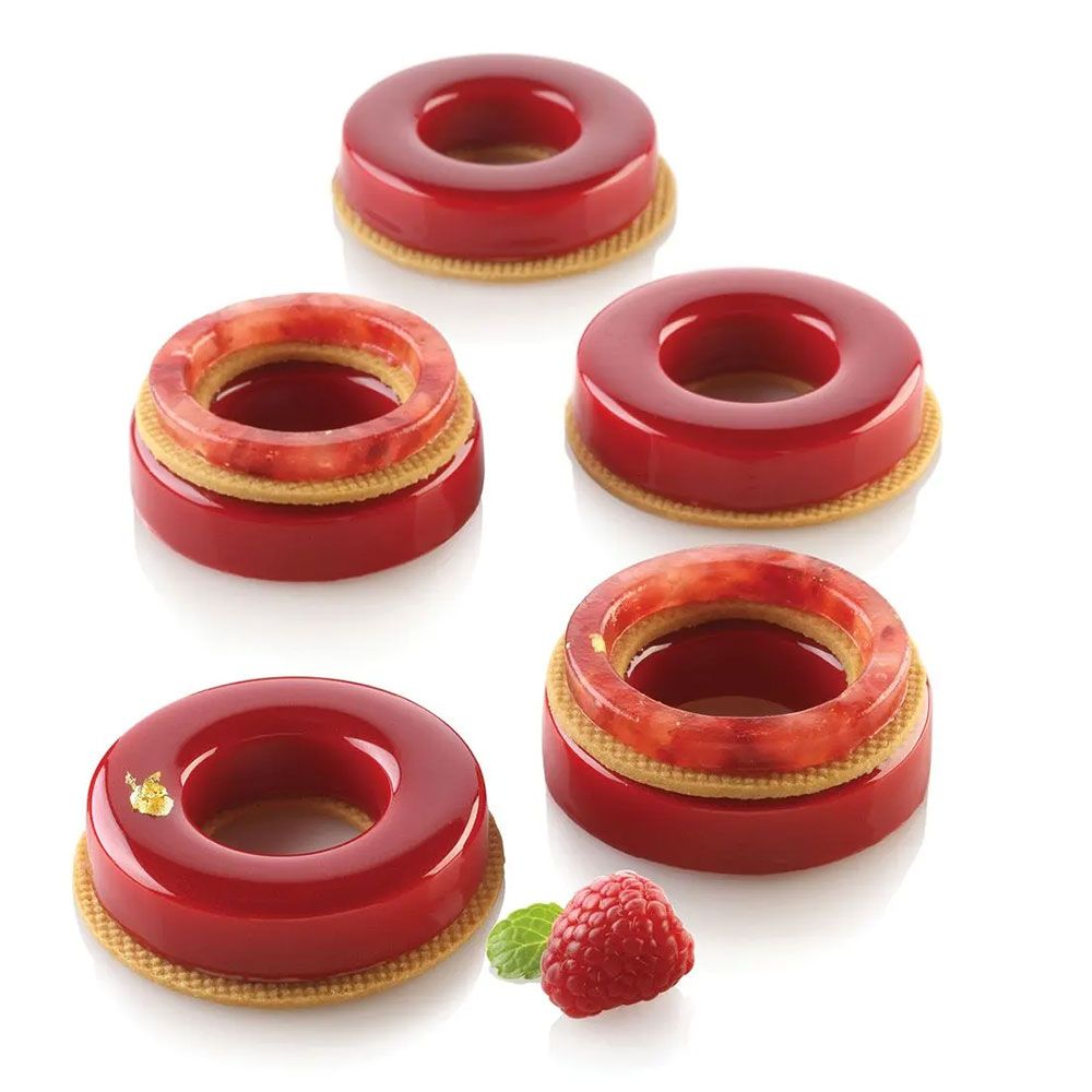 Set LOOP 32 of 2 silicone molds 11 RING