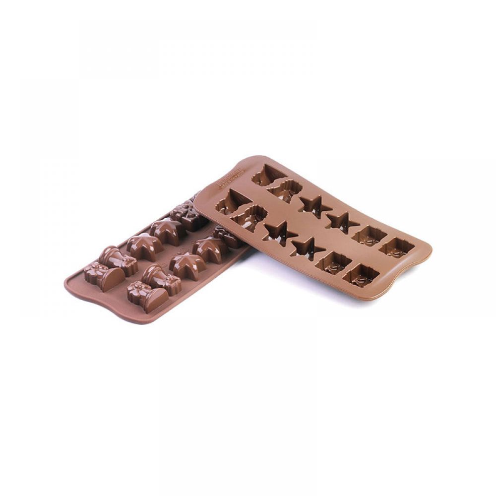 Christmas 3 subjects chocolate mold