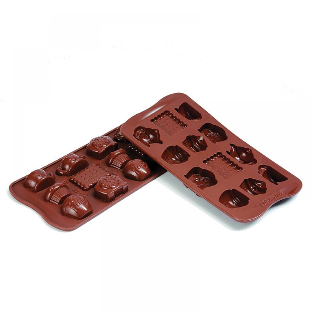 Tea Time mold for chocolates 6 subjects