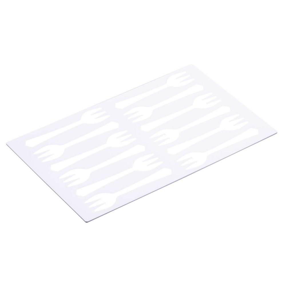 FORK SHAPE STENCIL