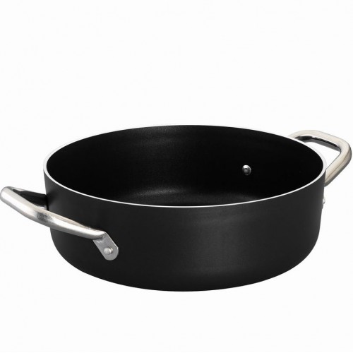 Al Black low casserole in non-stick aluminum