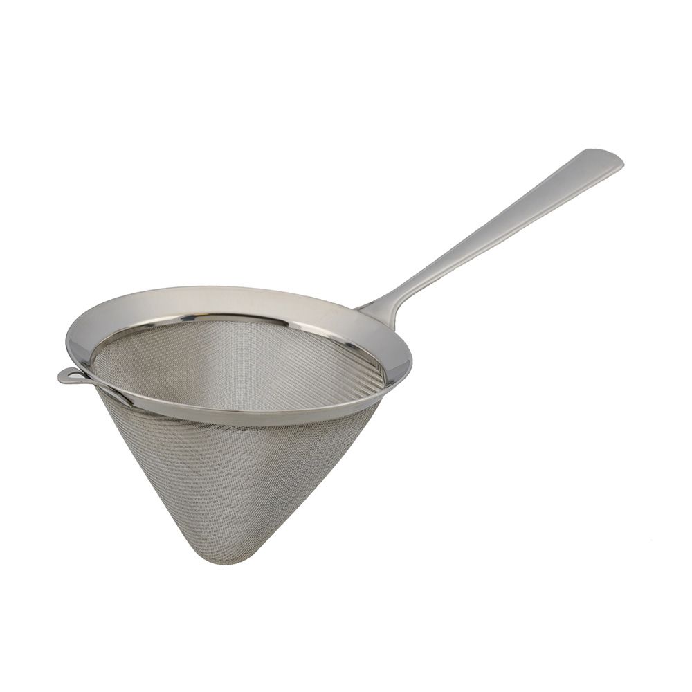 Conical mesh strainer