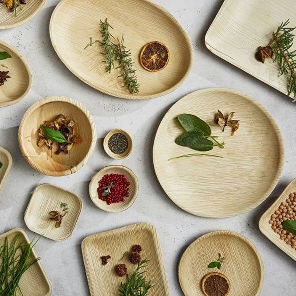 Palm leaf plates