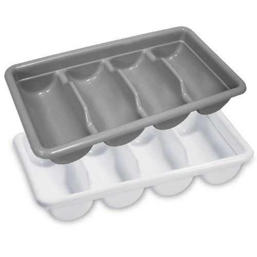 Cutlery tray with lid