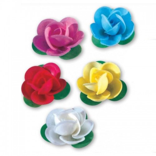 Set of 100 roses with leaves