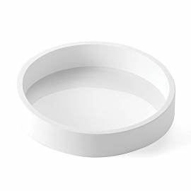 Round mold Ø200 mm in white silicone