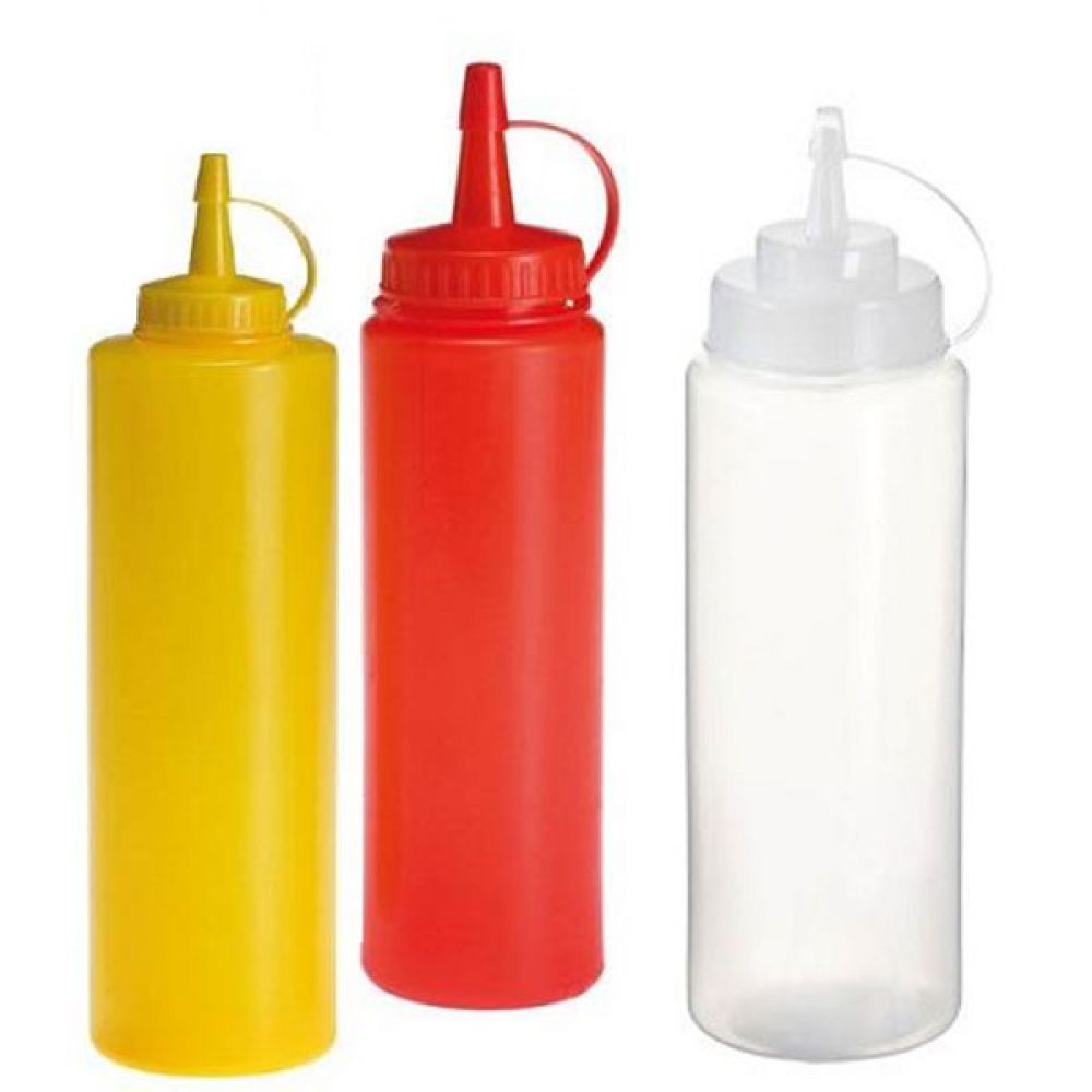 Squeeze bottle with cap